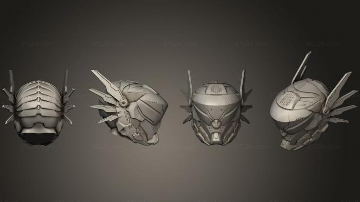 Mask (Sci Fi Head, MS_0272) 3D models for cnc